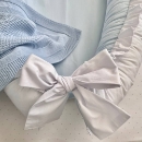 Baby Nest cu doua fete alb-albastru (2)
